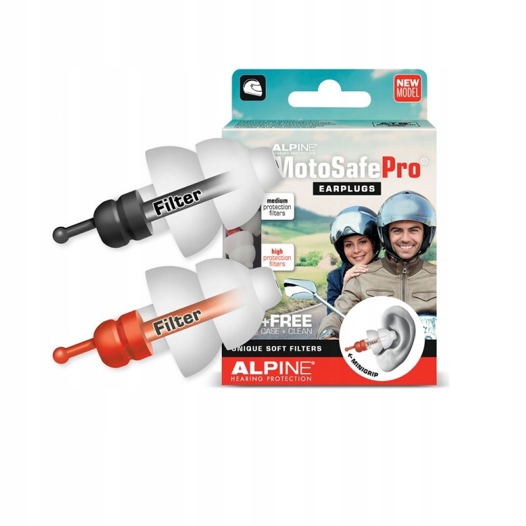 ALPINE Zatyczki stopery do uszu MotoSafe PRO