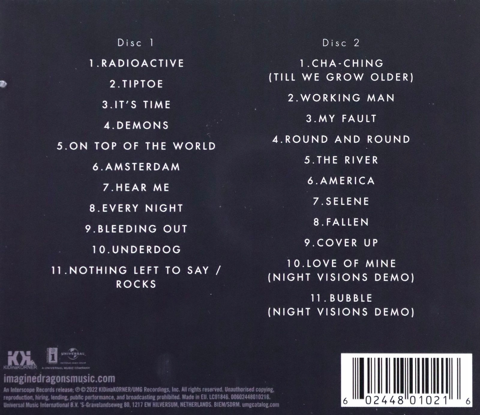 IMAGINE DRAGONS: NIGHT VISIONS (EXPANDED) (2CD) Gatunek pop