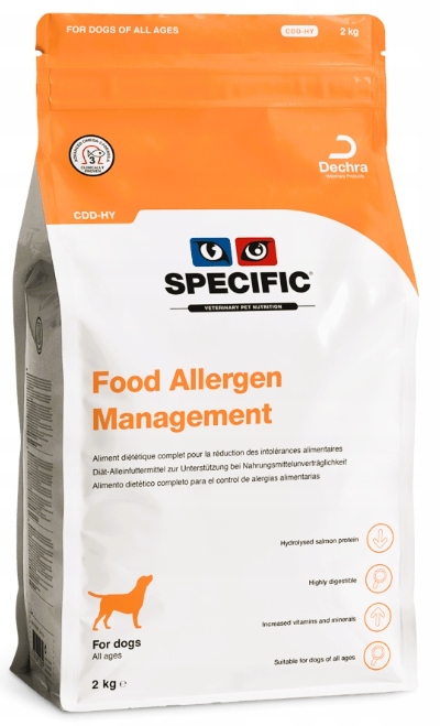 Specific Food Allergen Management Cdd-hy 2 kg dla psa z alergią pokarmową