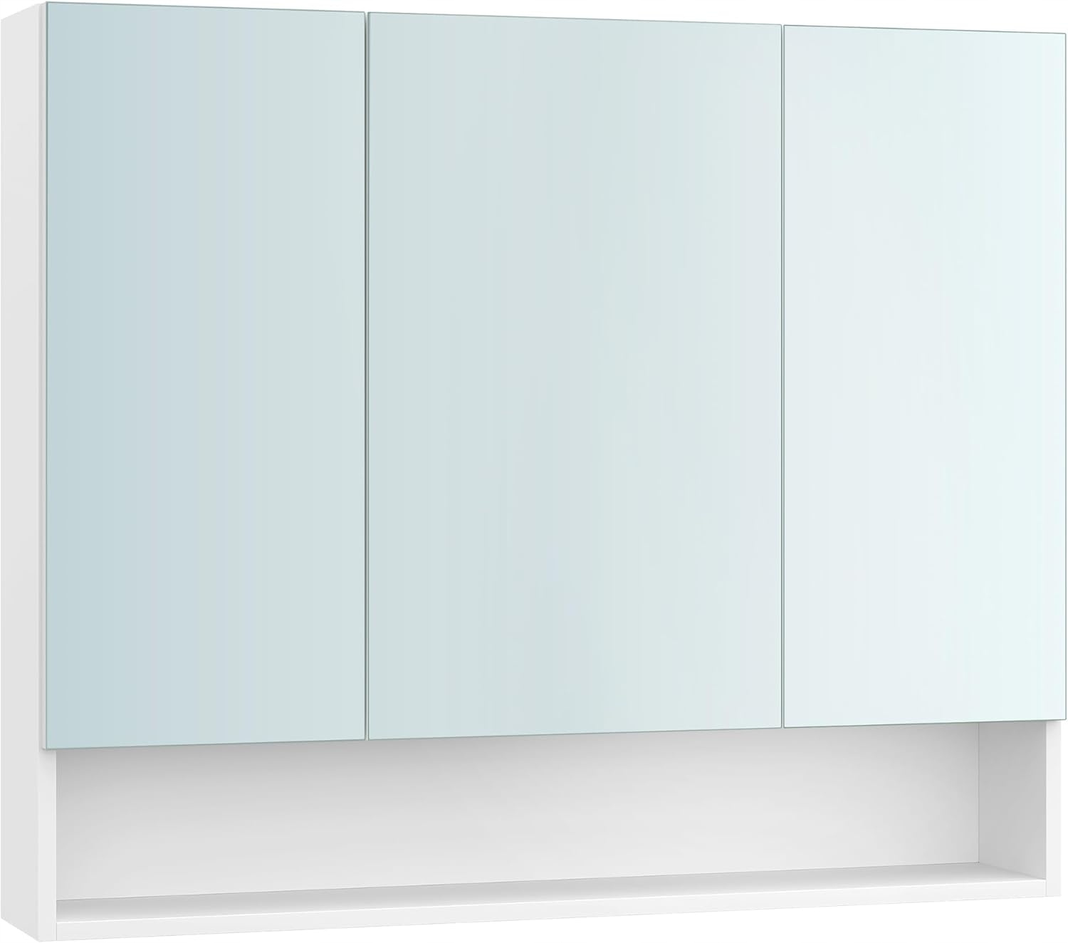 Koupelnová skříňka se zrcadlovými dveřmi Nastavitelné police 16,5 x 90 x 75 cm