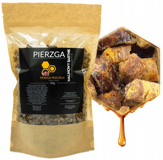 Perga Včelka 500 g Čerstvá z Polska, Polsko Pasieka