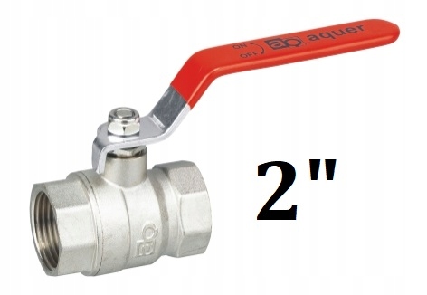 Kulový kohout Ww rukojeť s těsněním 2 palce Aquer