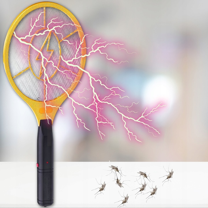 ELEKTRYCZNA PALETKA DO ŁAPANIA MUCH ŁAPKA PACKA NA MUCHY KOMARY ĆMY MUSZKI Rodzaj łapka
