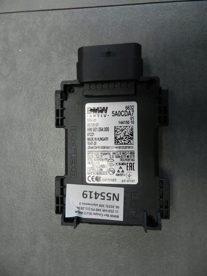 BMW 8 G15 sensor changes supports 28709131 5A0CDA7