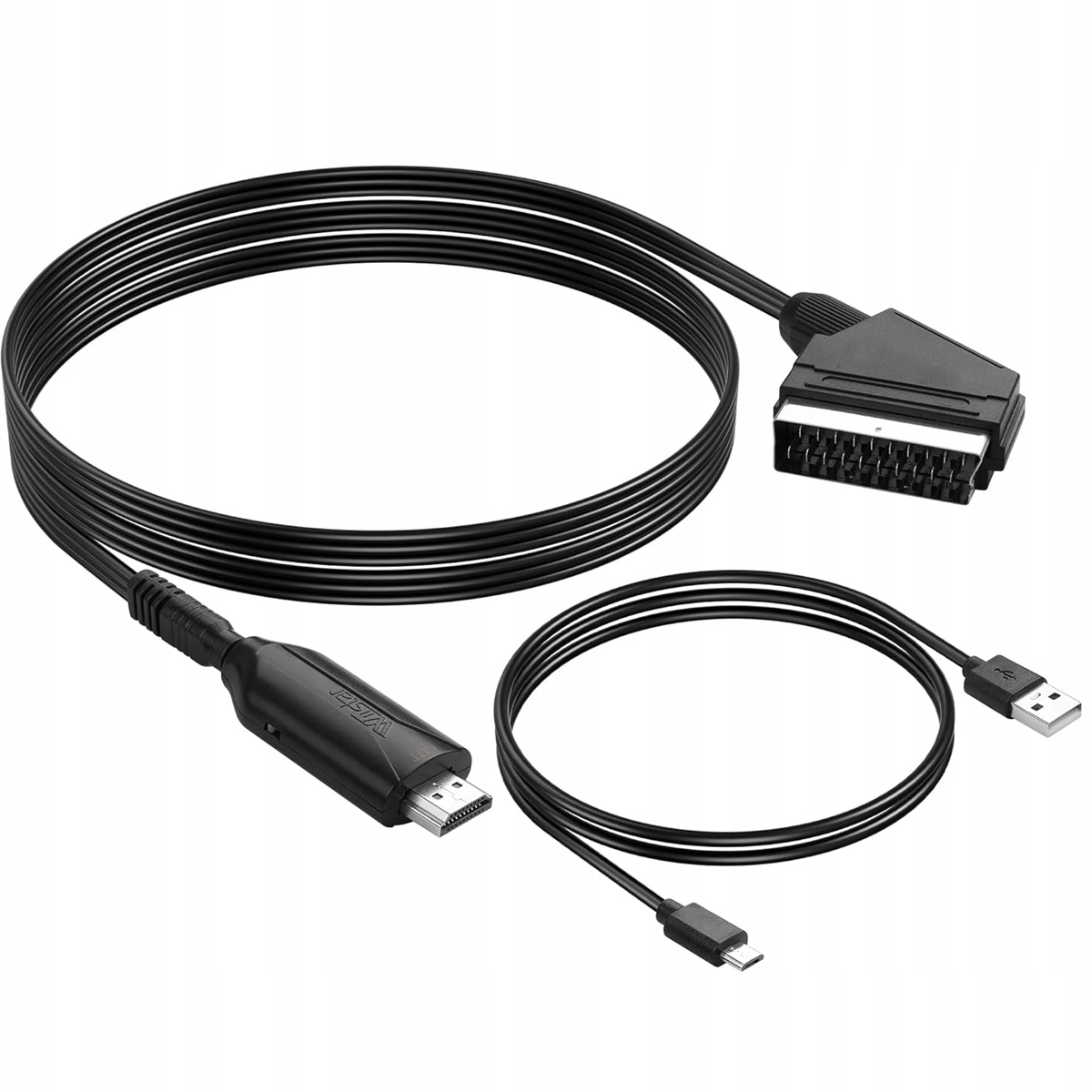 Kabel przewód Adapter konwerter z Hdmi na Scart 1080P