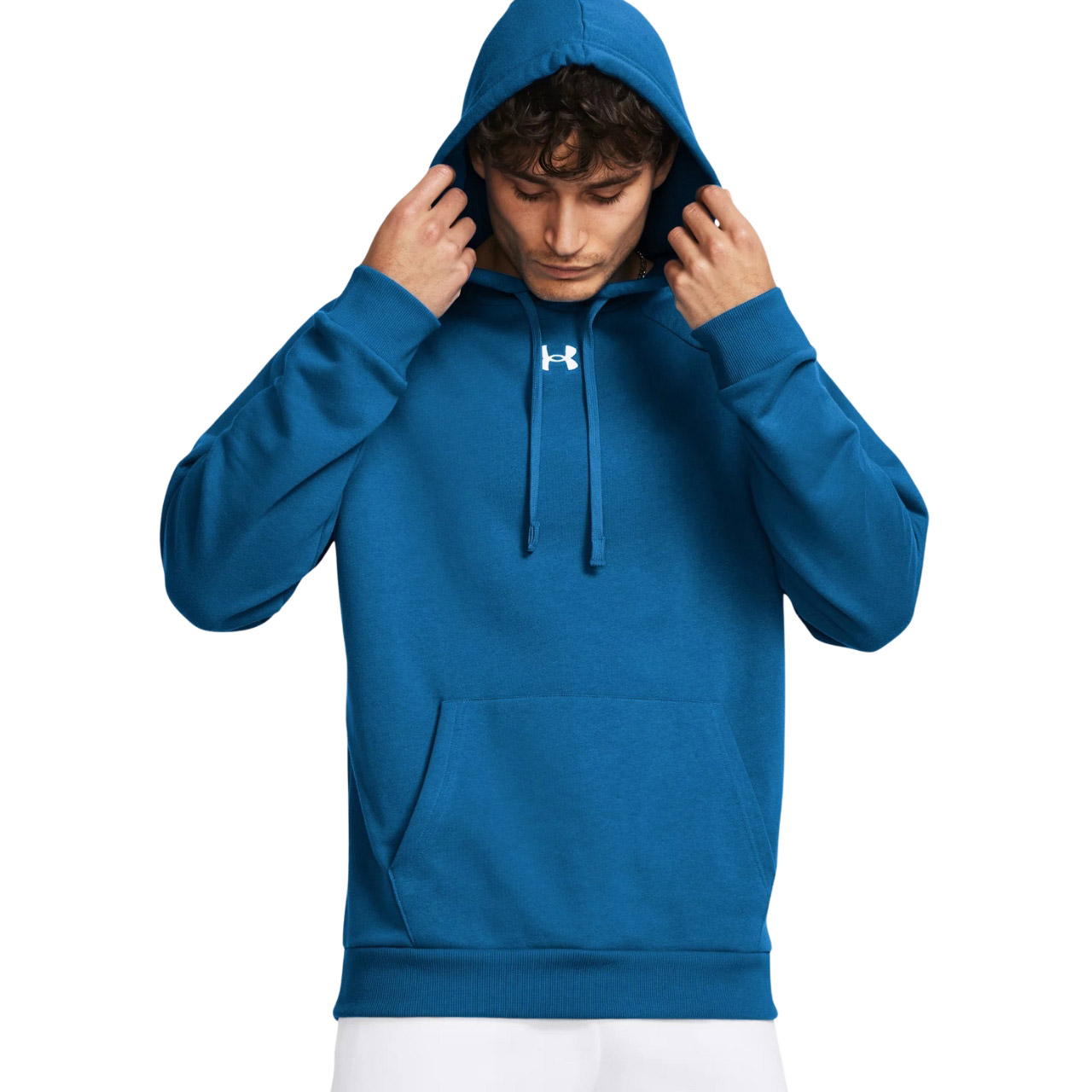 Pánská mikina Under Armour Rival Fleece Hoodie modrá vel. M