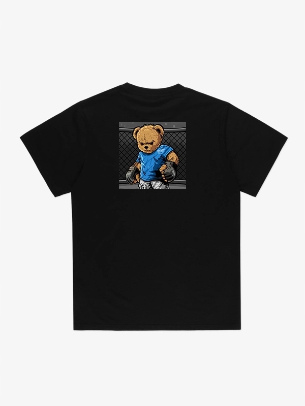 Tričko Środowisko Miejskie " Mma Bear Classic " Black vel. S