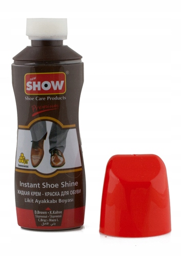 PASTA do butów w płynie 75ML - BRĄZOWA - SHOW EAN (GTIN) 8698623900245