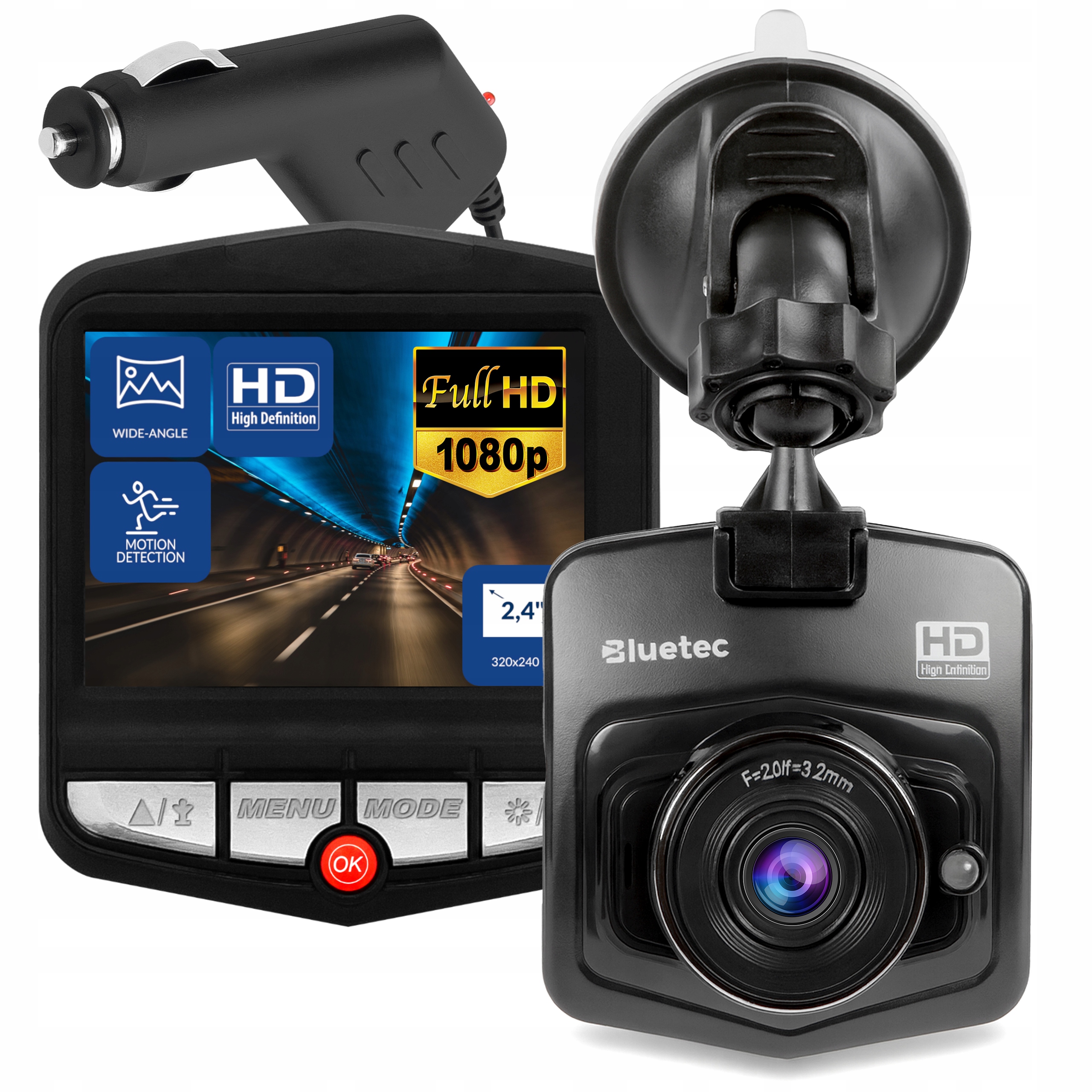 Автомобильный видеорегистратор Bluetec Blackbox F270