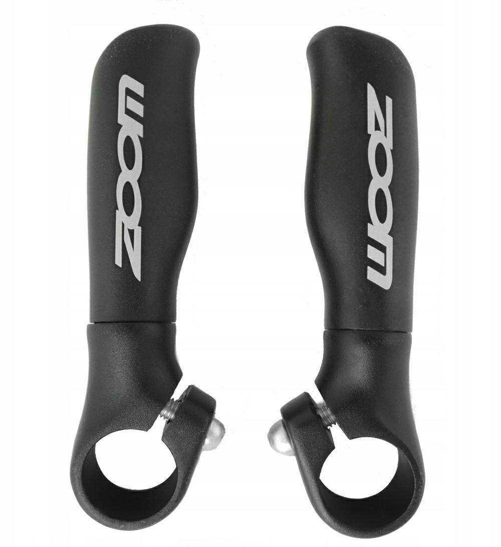 Zoom MT-106A 120mm rogi czarny mat do kierownicy aluminiowe