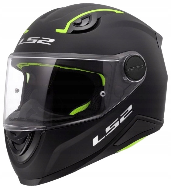 Kask Motocyklowy Dziecięcy LS2 FF812 Integralny Czarny Matowy Rozmiar S