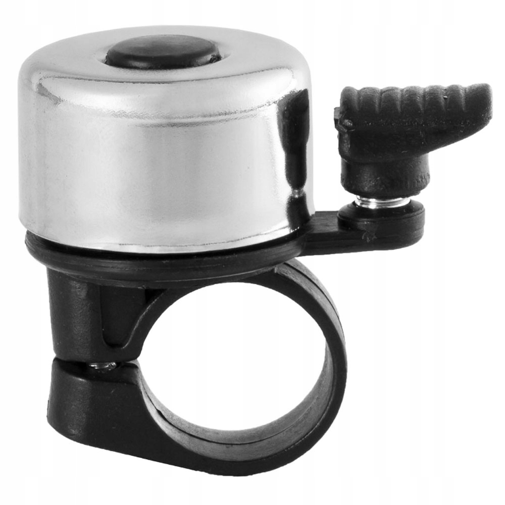 DZWONEK ROWEROWY GŁOŚNY METALOWY NA ROWER ROWEREK SREBRNY STALOWY Marka Messingschlager