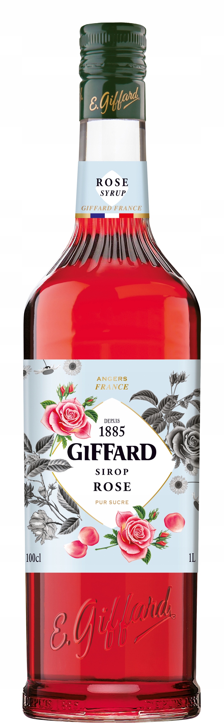 3x Syrop rose Giffard 1000 ml róża różany+GRATIS