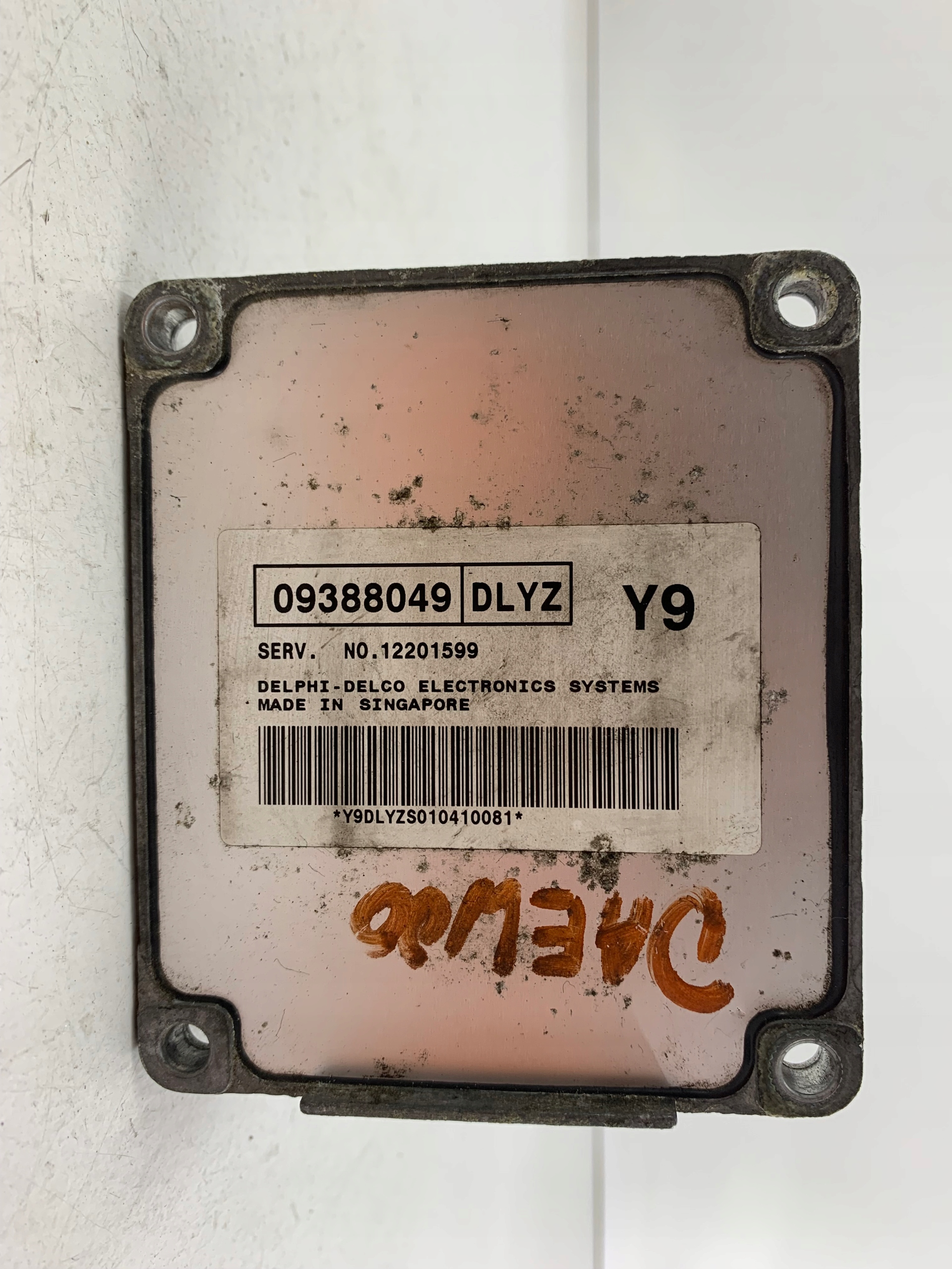 DAEWOO REZZO 2.0 control unit of the engine 09388049