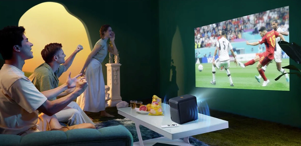 Projektor Wanbo Mozart 1 Pro 900ANSI 1080p Google TV 11 Auto focus DRM L1 Marka Wanbo