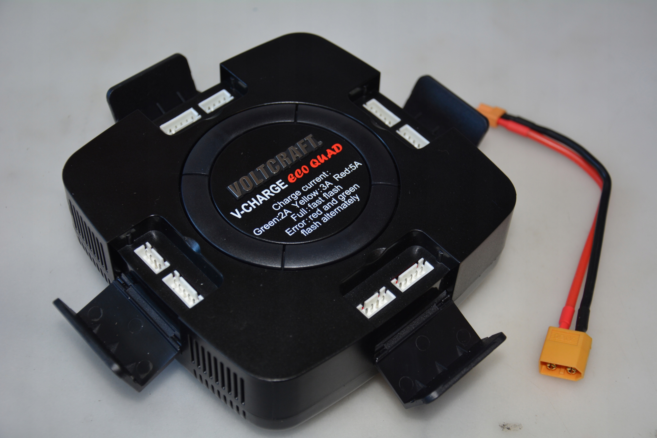 Ładowarka modelarska VOLTCRAFT V-Charge Eco Quad Stan opakowania otwarte