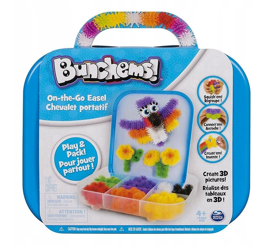 

Bunchems Kolorowe Rzepy Walizka Zestaw 150 el