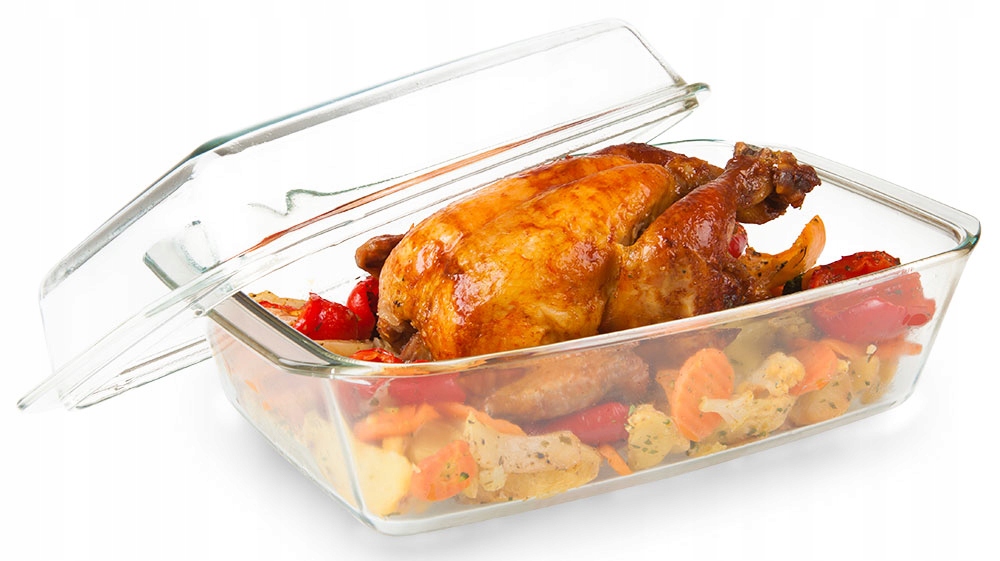 

Naczynie Żaroodporne Z Pokrywą Prostokątne 3,5 L