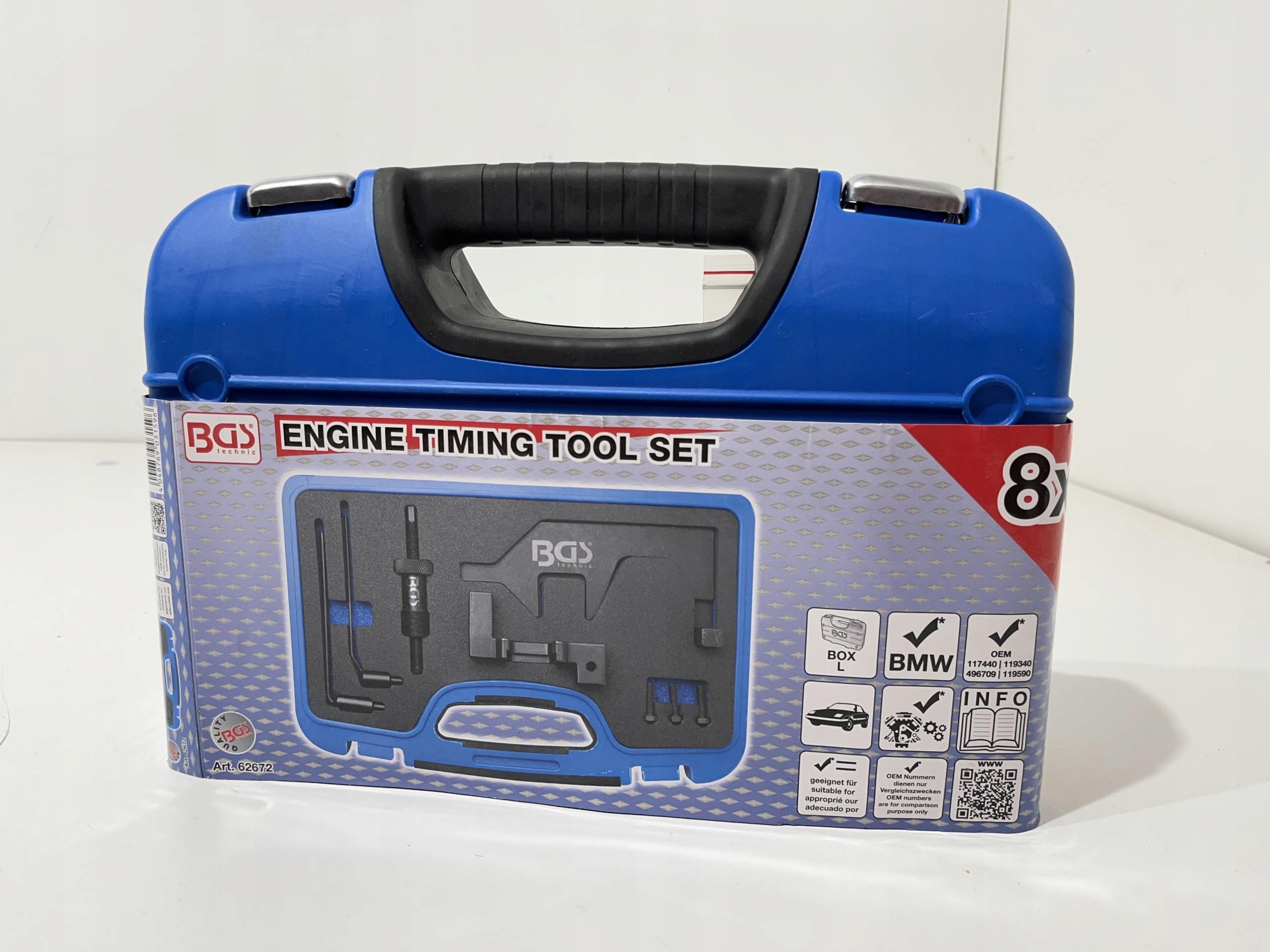 ZESTAW BLOKADY ROZRZĄDU ZESTAW DO USTAWIANIA ROZRZĄDU BMW BGS EAN (GTIN) 4048769031596