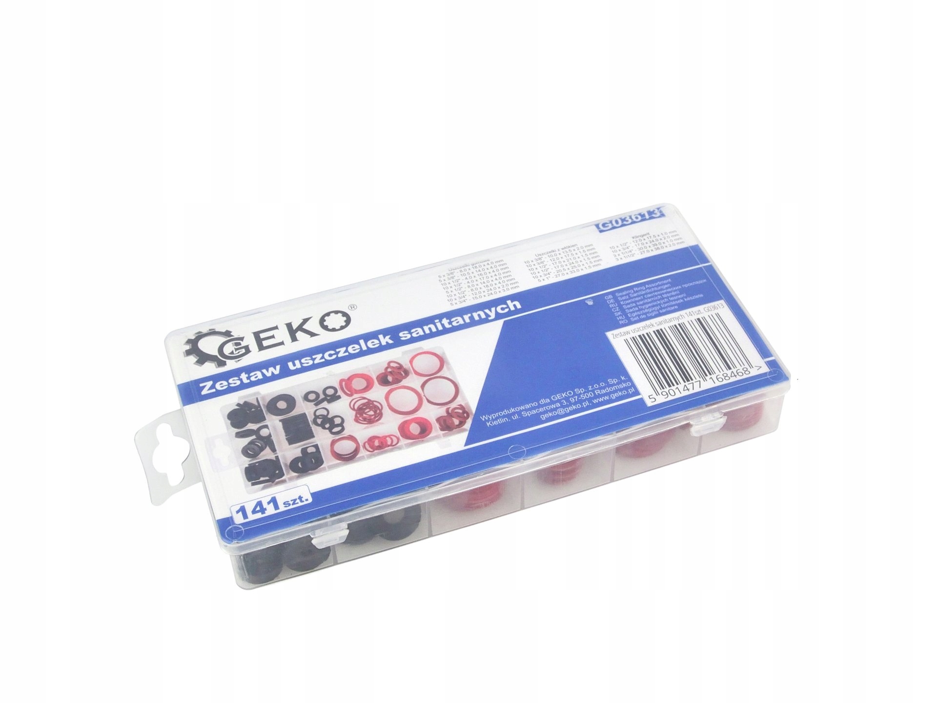 USZCZELKI ORINGI SANITARNE ZESTAW 141szt Marka inna