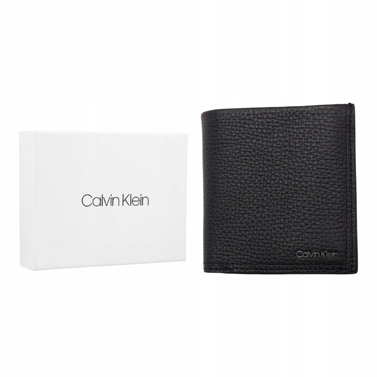 Calvin Klein Bezpečná Pánská Peněženka Minimalismus Trifold Černá