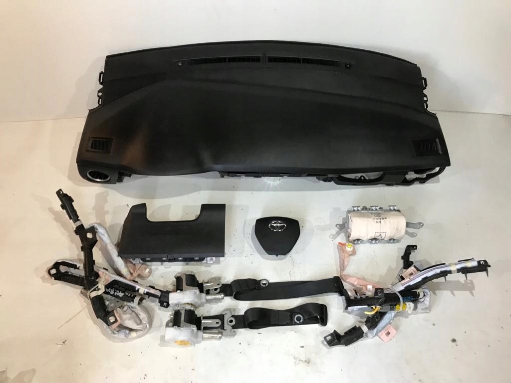 TOYOTA AURIS КОНСОЛЬ ПОДУШКА БЕЗОПАСНОСТИ РЕМНИ ЗАНАВЕС