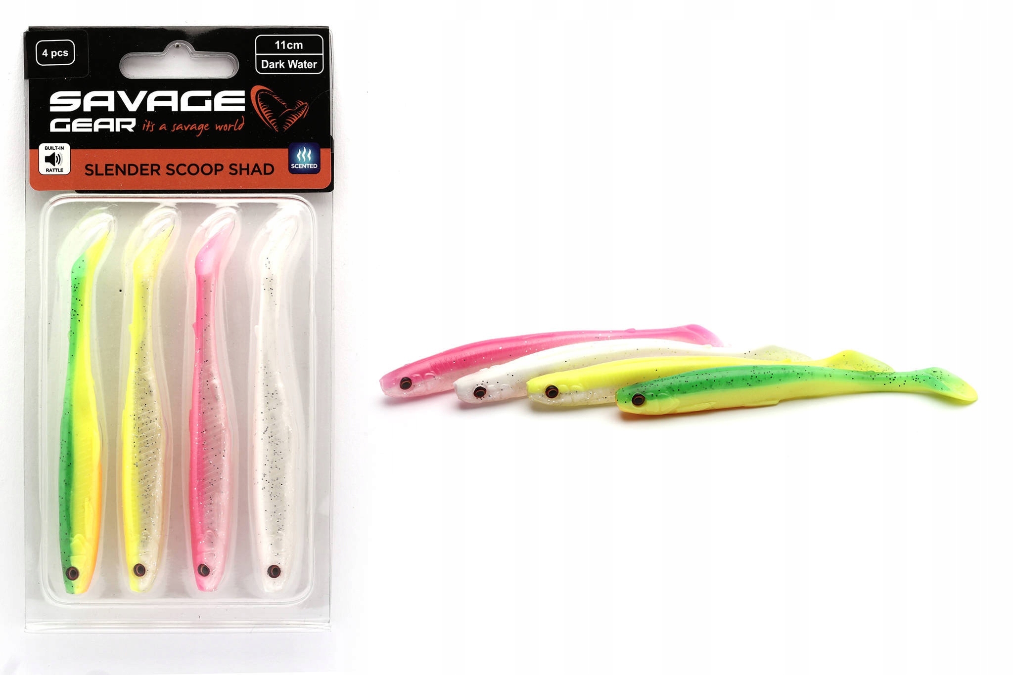 Zestaw Gum Sg Slender Scoop Dark Water MIX 11cm