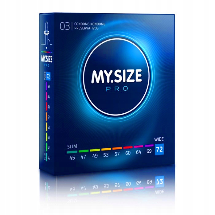 

Prezerwatywy My.size Pro 72 mm rozm. XXL 3 szt.