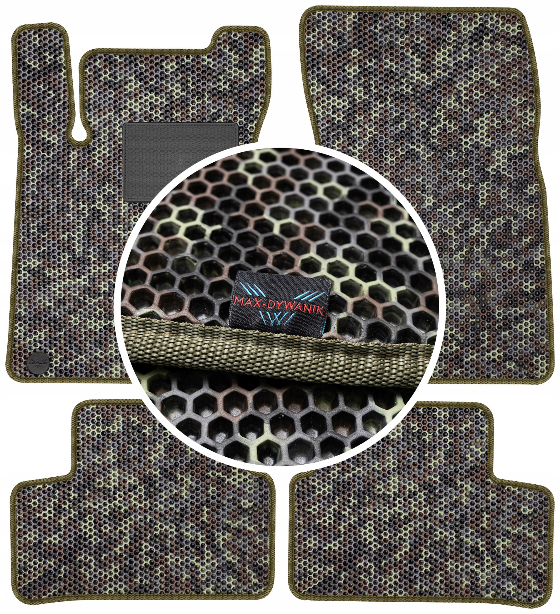 Mercedes A-trieda W177 2018- Gumové rohože Eva Moro