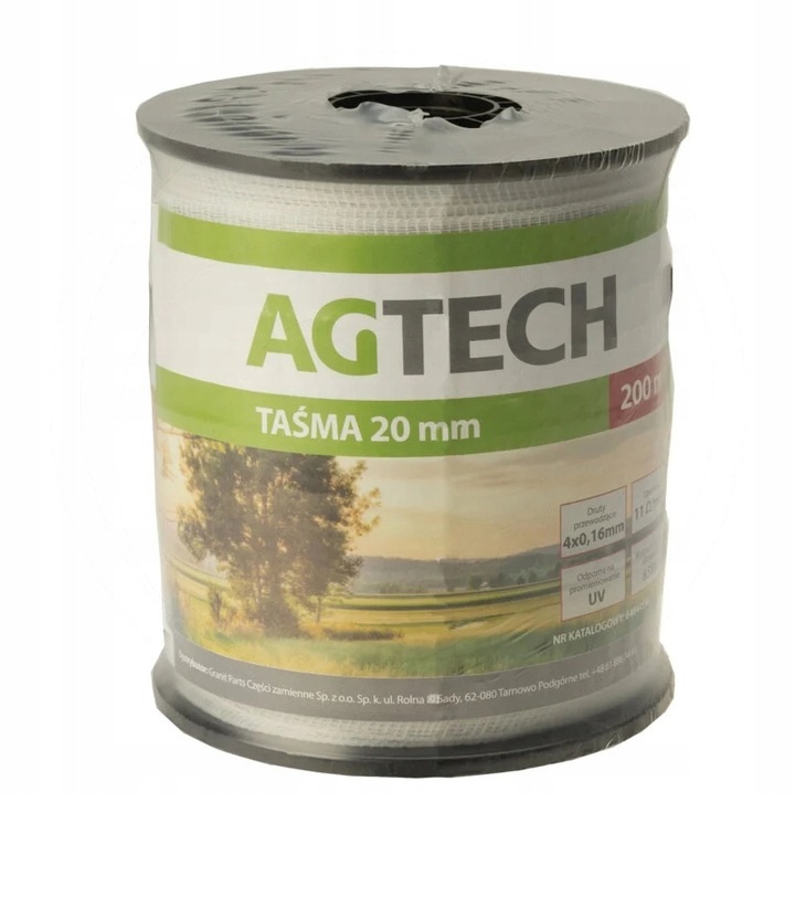 

Taśma Do Elektryzatora Pastucha 20mm X 200M