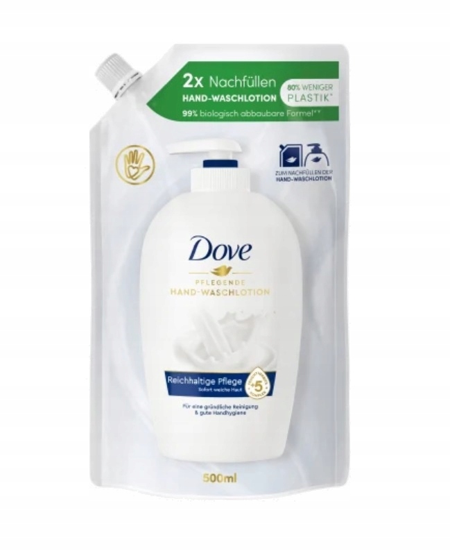 

Dove Original, Mydło do rąk, zapas, 500 ml