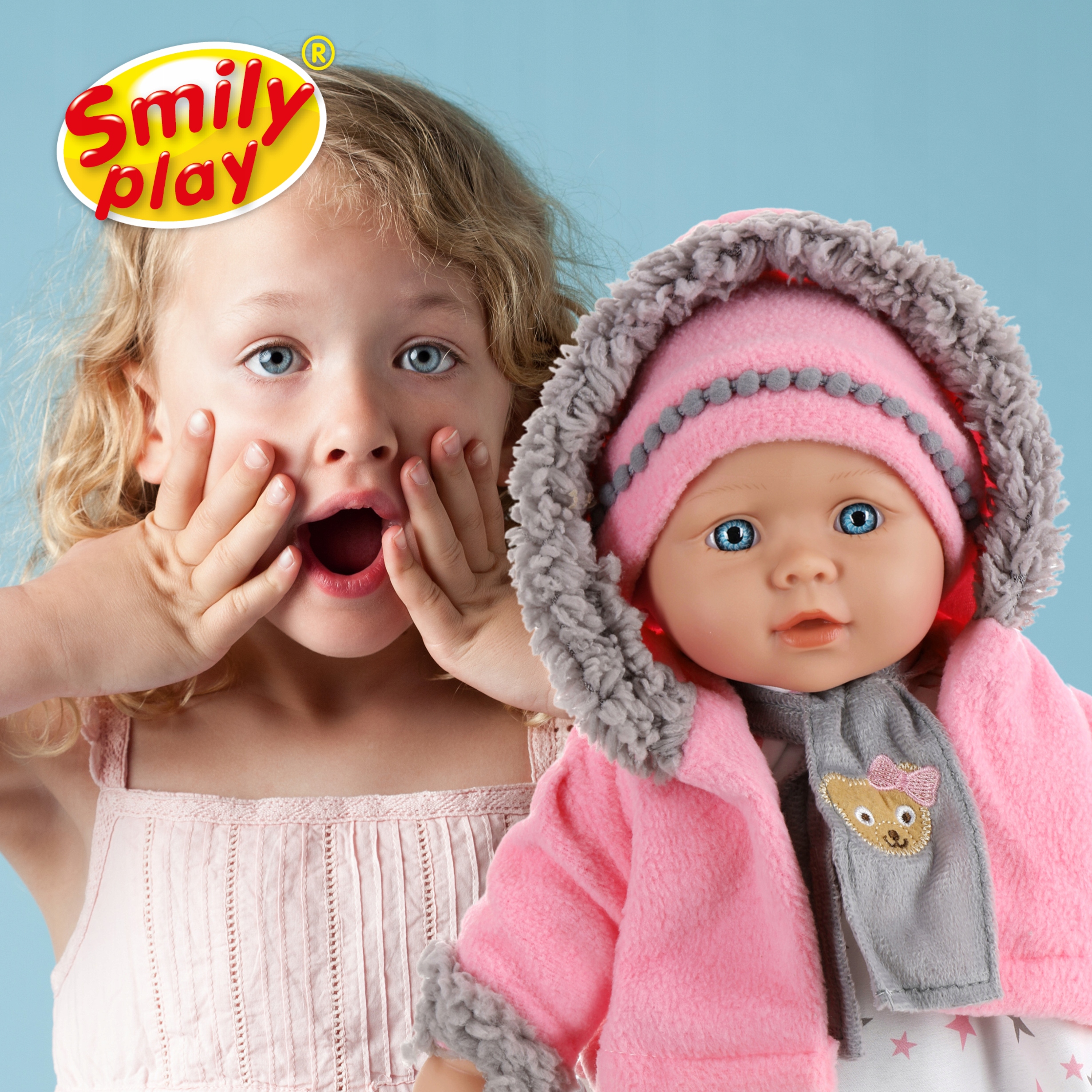 Julka Lalka bobas duża jak żywa Smily Play uczy śpiewa opowiada PL/ENG 41cm Płeć dziewczynki