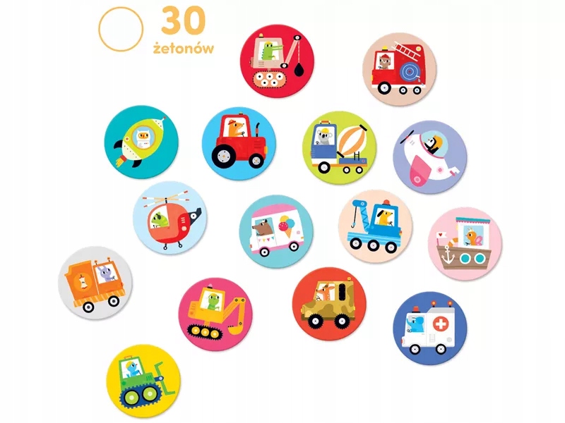 CzuCzu Gra Memorki pojazdy 2+ Marka CzuCzu