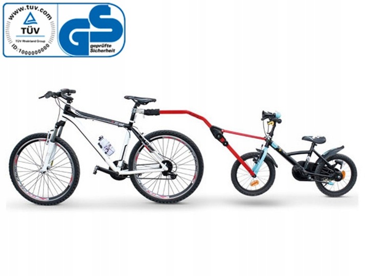 DRĄŻEK HOLOWNICZY SZTYWNY HOL ROWEROWY DO ROWERU DLA DZIECKA Trail Angel Długość 67 cm