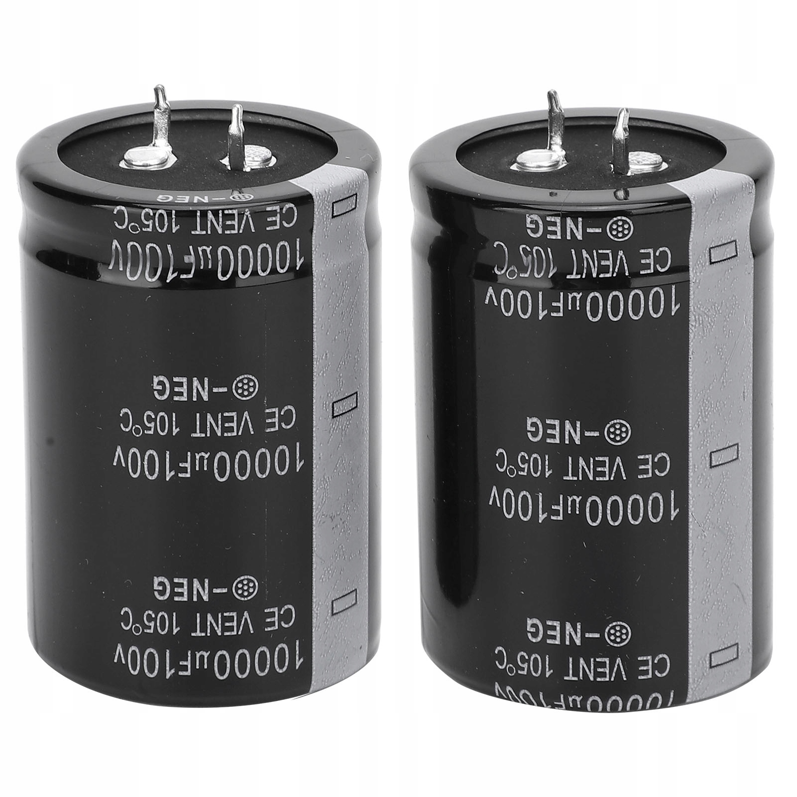 2 SZT. 10000UF 100V KONDENSATOR ELEKTROLITYCZNY 105 Degree Celsius 35X50MM