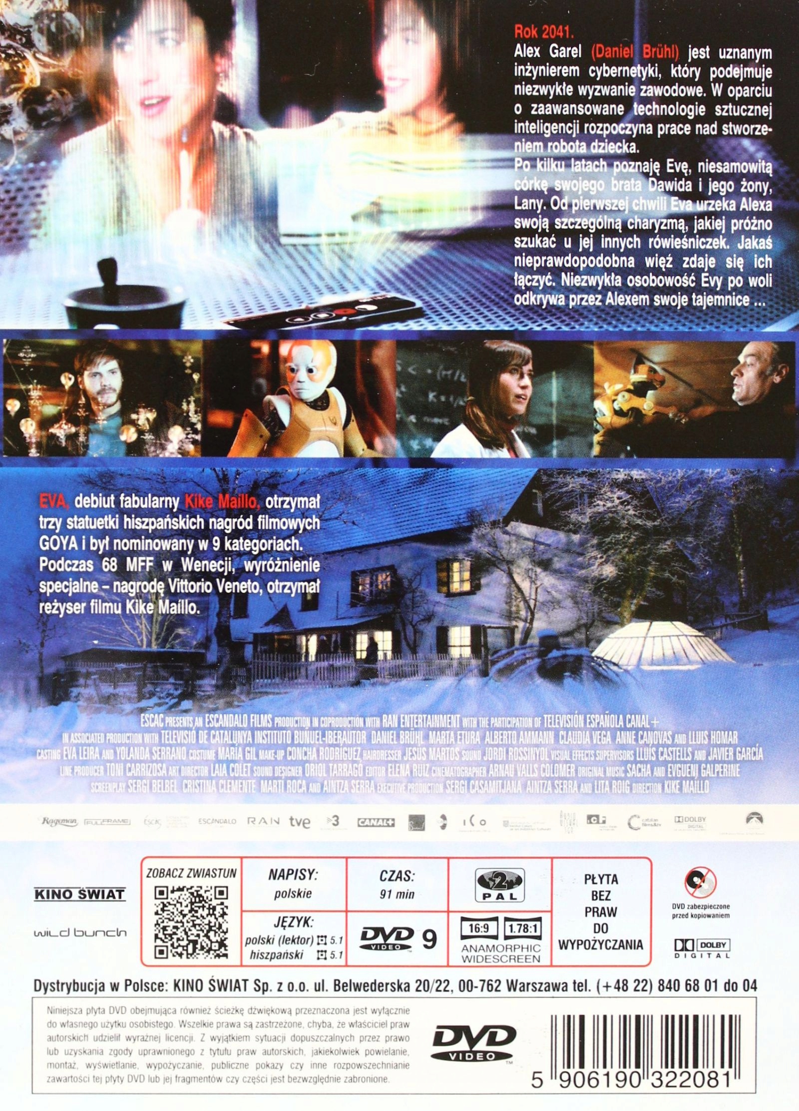 EVA (DVD) Gatunek science fiction