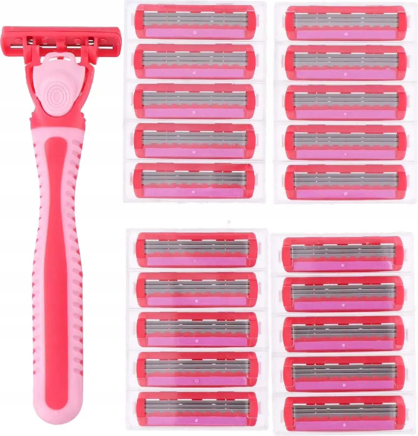 

Maszynka do golenia damska 3 ostrza 21 wkładów