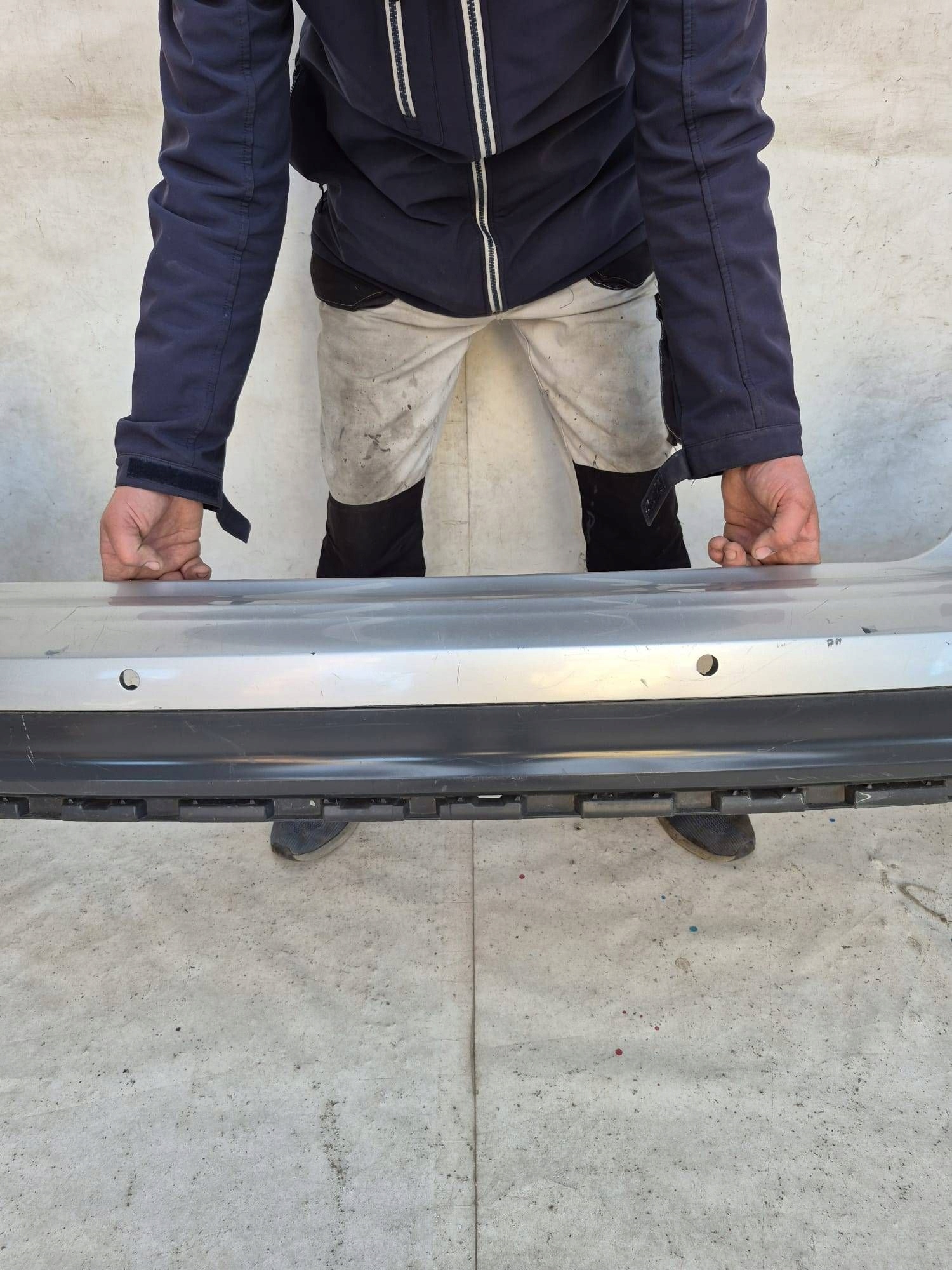 AUDI A6 C7 4G ALLROAD 12-14 bumper rear part rear 4XPDC