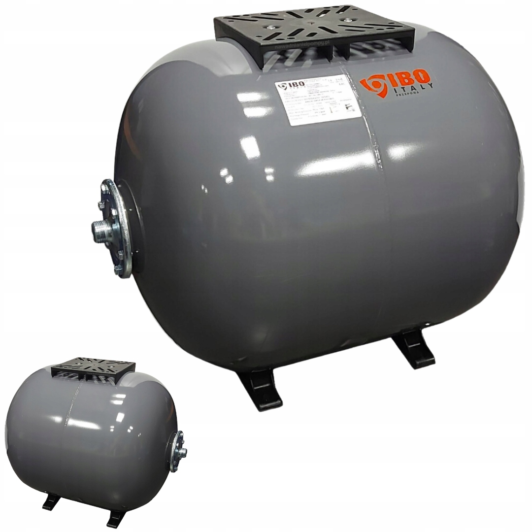 Zbiornik Hydroforowy Hydrofor Przeponowy Poziomy Do Wody 150L Solidny Ibo