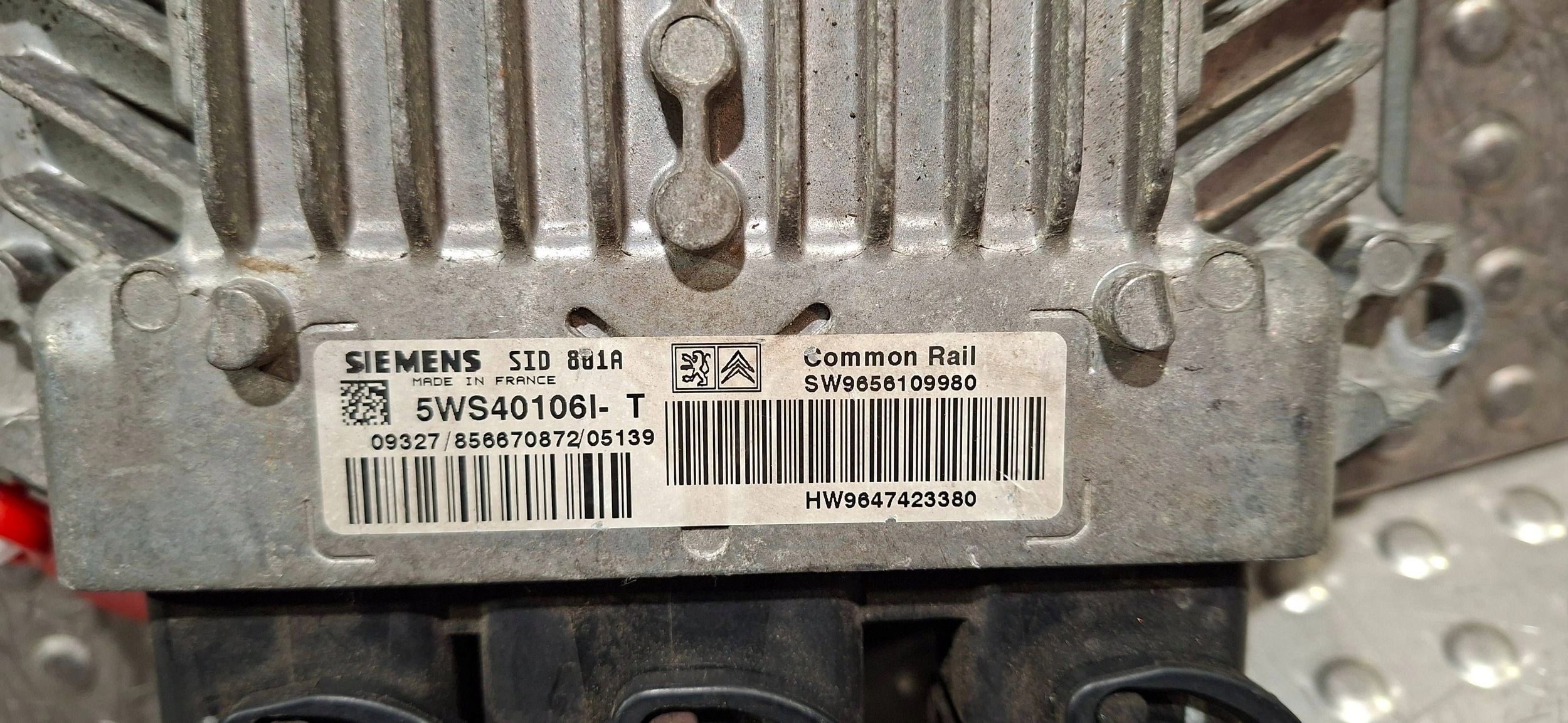 Computer 5WS40106IT 9647423380 9656109980 CITROEN XSARA 2.0 HDI