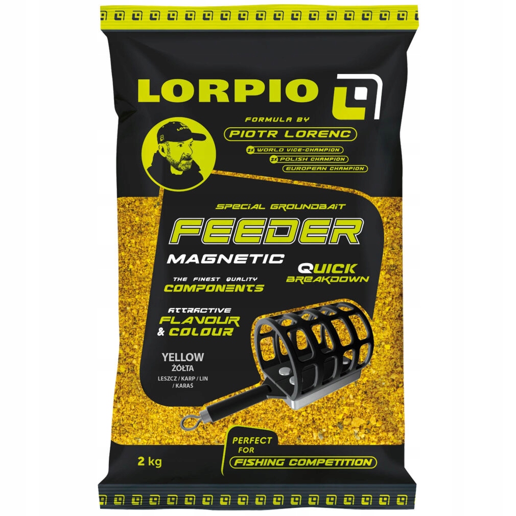 Lorpio Magnetic 2KG Feeder Yellow