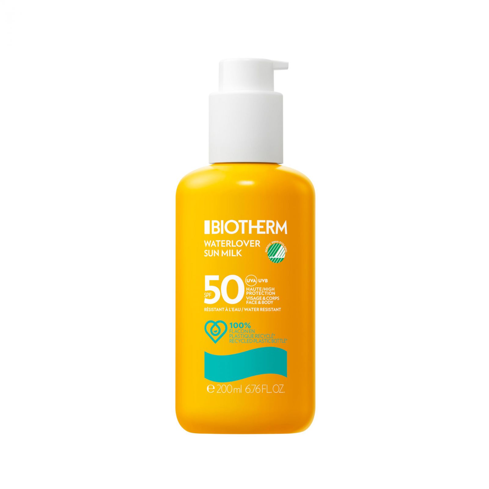 Biotherm Waterlover Opalovací mléko SPF50 200 ML