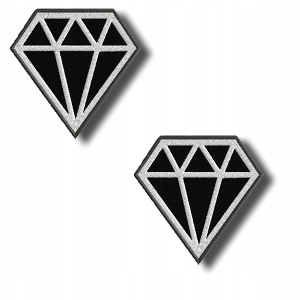 

2 szt Naszywka Aplikacja Termo Modne Diament 60mm