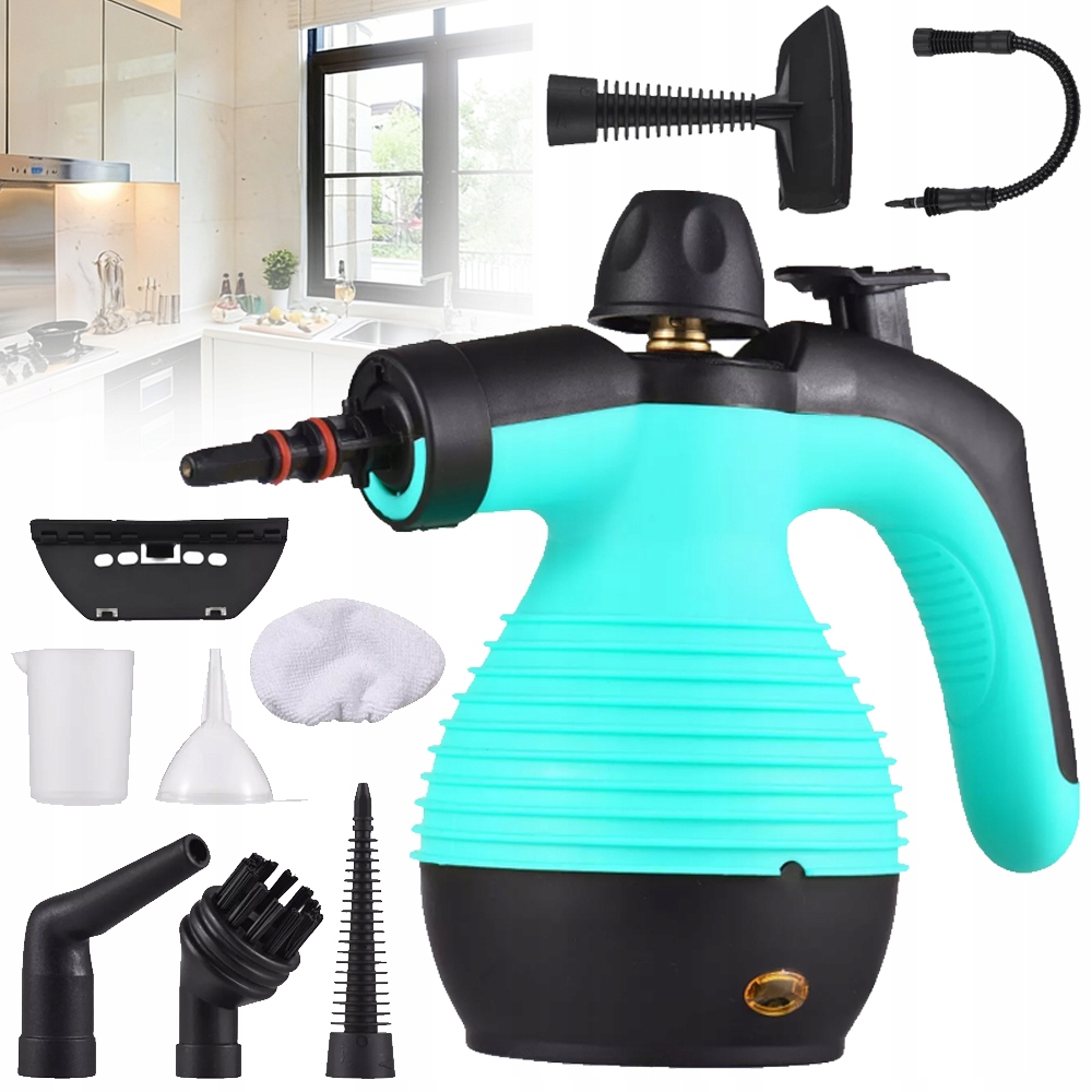 Parní Čistič 1050 W Tlakový Parní Čistič, Ruční Čistič, 9 Dílů, Příslušenství