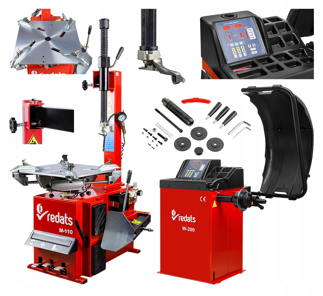 

Zestaw Maszyn Redats Montażownica Wyważarka