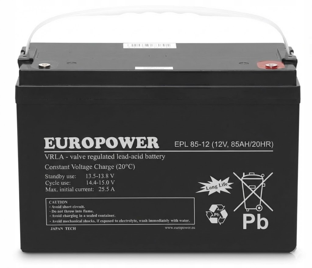 Akumulator 12V 85Ah Very Long Life bateria do automatyki przemysłowej i Ups