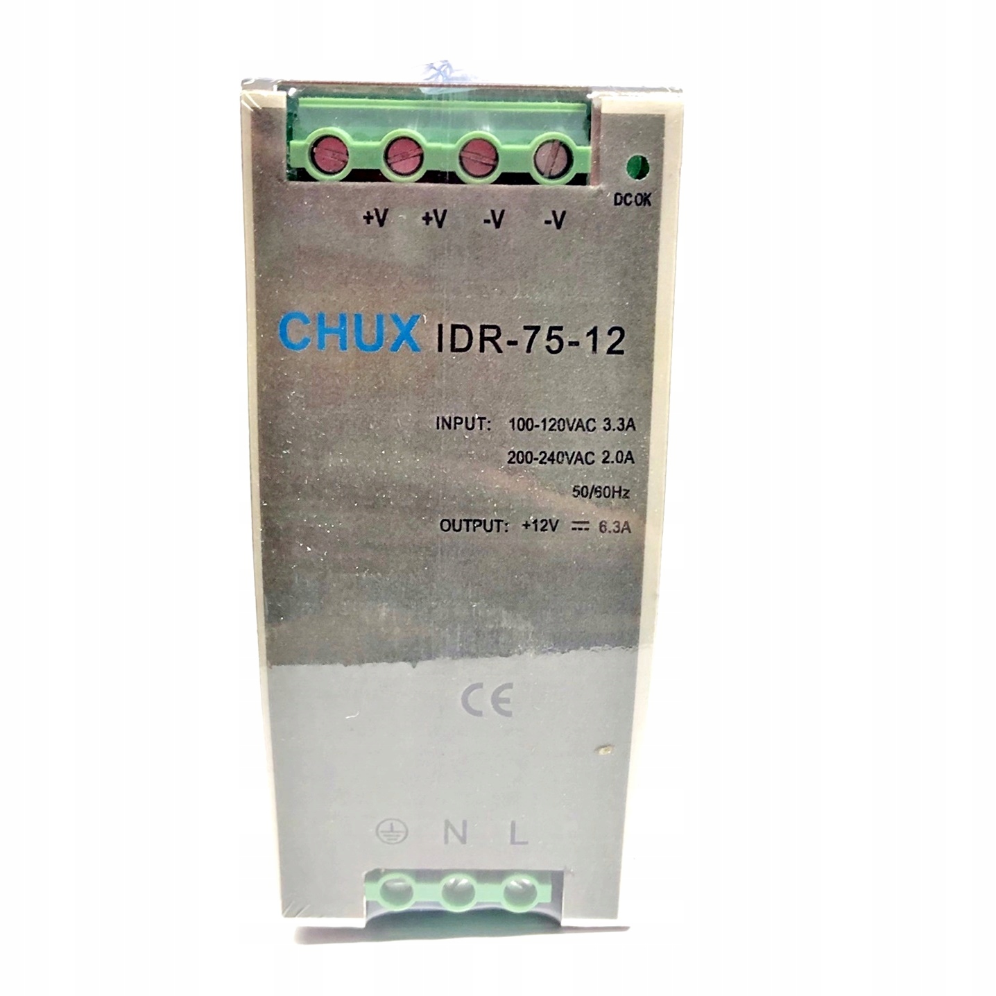 ZASILACZ DR-75-12 75W 12V DIN LED CCTV RTV