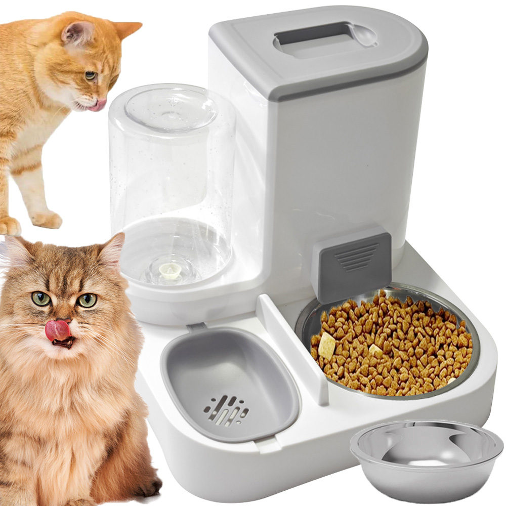Levně Misky Pro Kočky S Automatickým Dávkovačem A Zásobníkem Vody