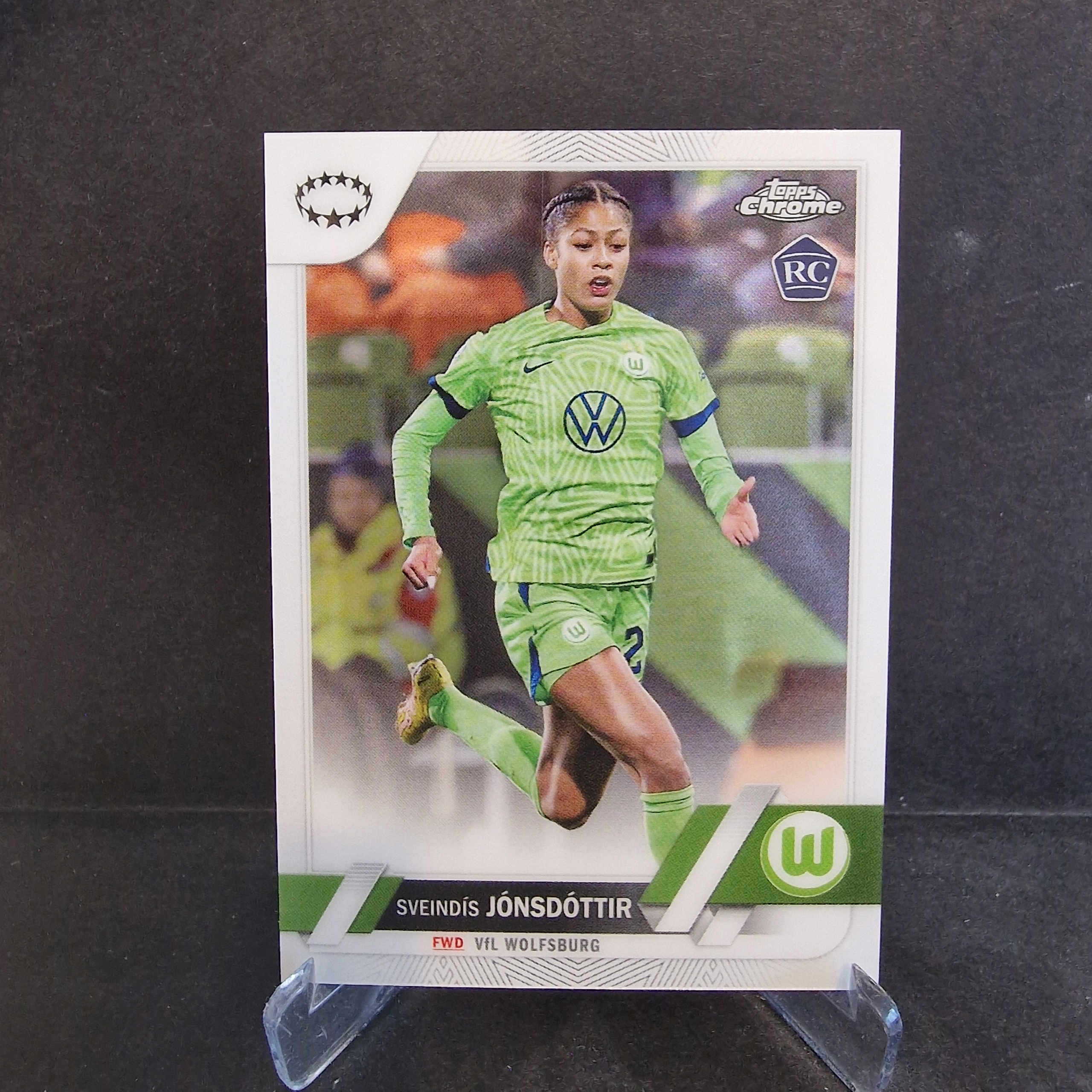 2022-23 Topps Chrome Womens Jonsdottir Wolfsburg /E50