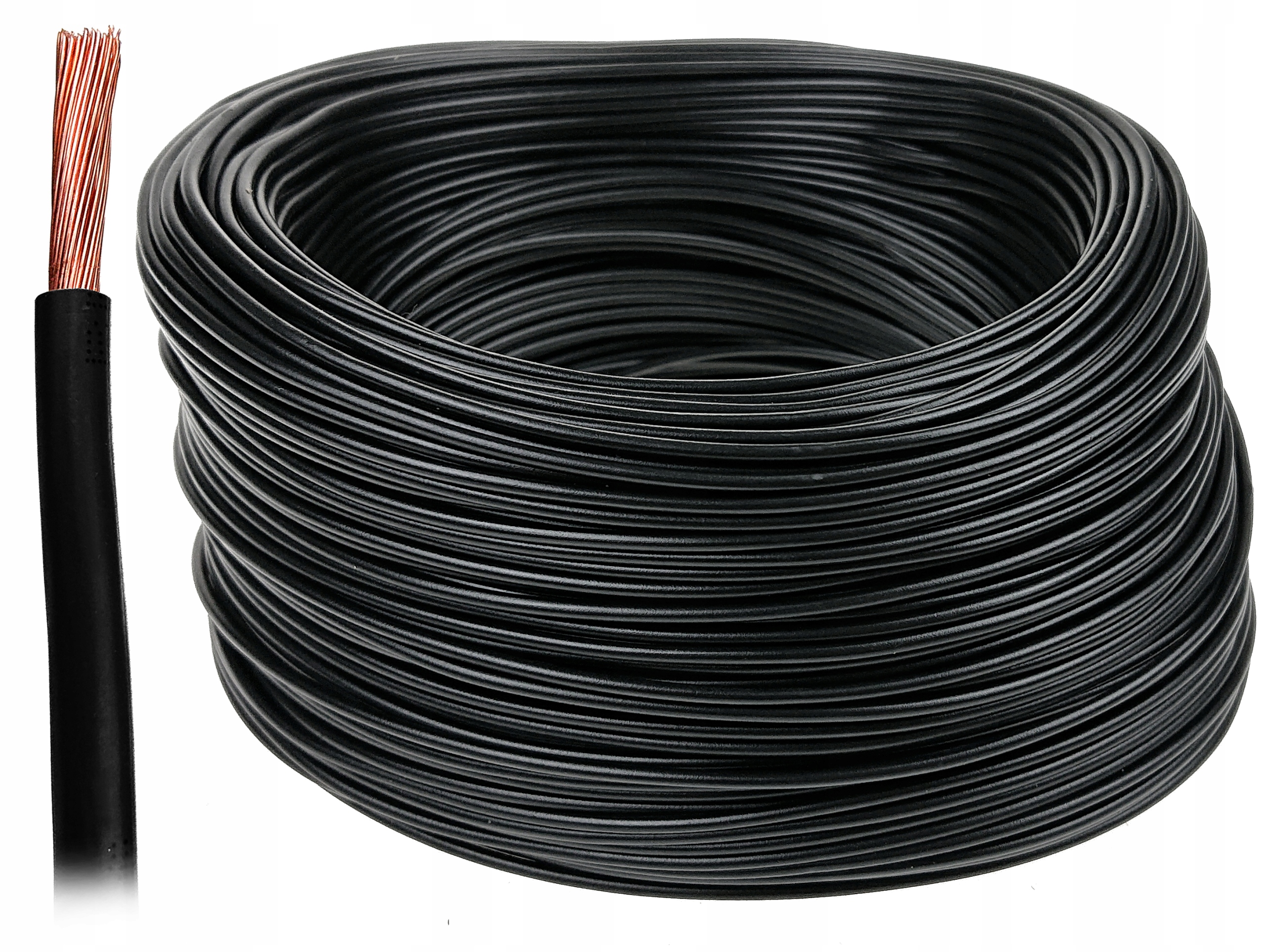

Przewód kabel linka Lgy 0,5mm2 czarny 0,5 10m